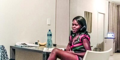 Flattering minx at blowjob sex