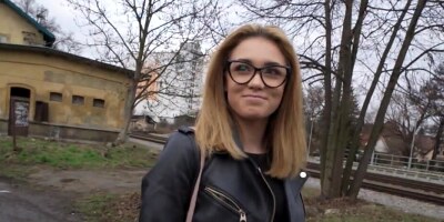 Addicted to money Czech teen Rika Fane gets fucked