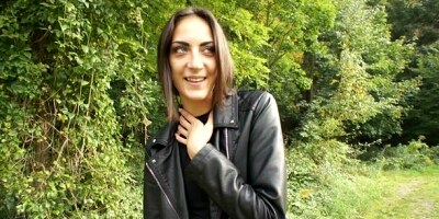 Miky Love wears cool Vans shoes during outdoor sex