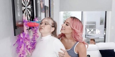 Fucking GF's Dildo-Loving Roommates