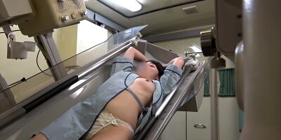 病院での定期健診で撮影された貴重な映像ですよ
