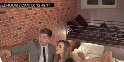 Real estate agent Josephine Jackson and Marilyn Sugar convince stud to buy an apartment