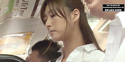 Hot Japanese Babe On The Public Bus P1