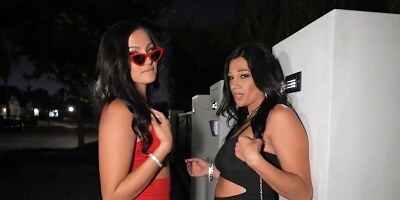 Only big black cock could satisfy two buxom pornstars