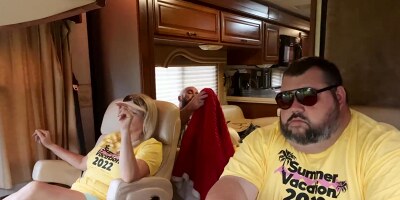 Incredible Gia OhMy has sex in a motorhome