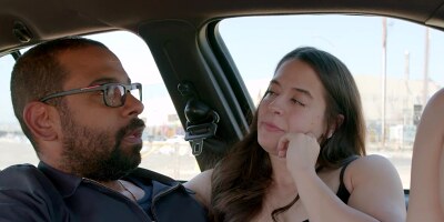 Masturbation in the car for the insatiable Abbie Maley