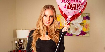 Nicole Aniston fucking in the bedroom with her tits