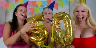 Sublime Angel Wicky and Sofia Lee - adult toys clip - Secret Friends