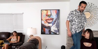 Brunettes Blair Hudson and Lexi Luna let themselves be fucked however they please