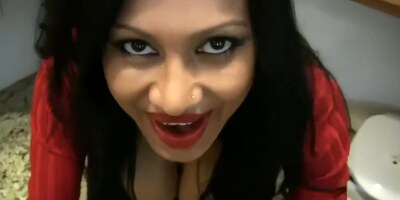 Sensual Indian Tease In The Kitchen