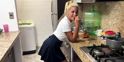 Girl Takes Old Pervert's Deal to Never Cook Again