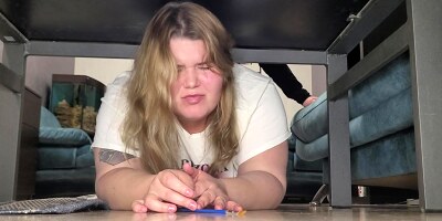 Cum On The Submissive Cute Paintress Big Ass
