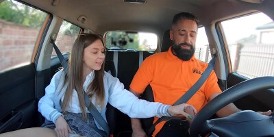 Baby Viks Angel seduced the car instructor