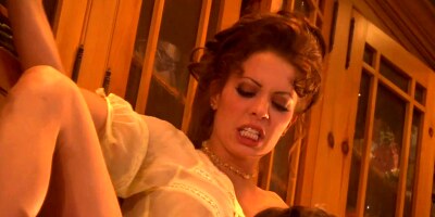 Vanessa Lane throws down some tight, wet pussy in her kitchen - BANG!