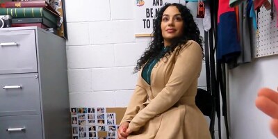 Brianna Bourbon is fucked because she was caught shoplifting