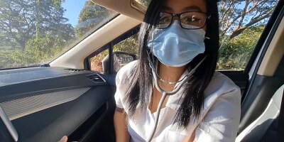 Pinay nurse girl fucked in Public Road inside the car, Pinick up si nurse libreng kantot para sa libreng sakay