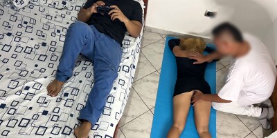 I like the Masseur to Massage my Ass and Vagina in Front of my Cuckold Husband NTR Netorare