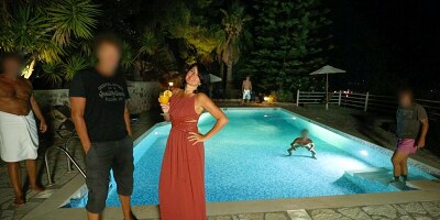 Kinky cumshot party in the Porno Villa! My asshole is for everyone! Free choice of hole!