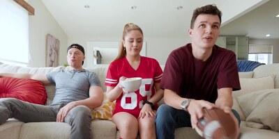 Sporty blonde babe Lucy Doll gets fucked good and proper