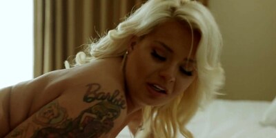 Blonde-haired mommy London Rose screwed by her stepson-in-law