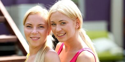 Talented Angie Koks and Linsay Olsen's masturbation sex