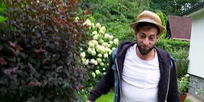 Tattooed blonde starlet sucking and banging in POV