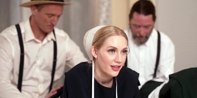 Two sexy Mormon girls are getting licked and fucked