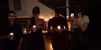 Family party ends up with creampies and lots of cumshots