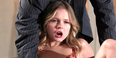 Cuckold watching the blonde babe sucking and riding