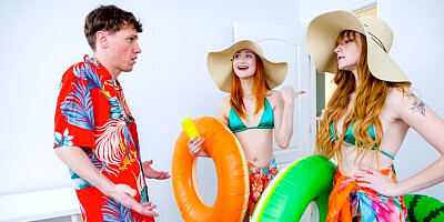 Step Siblings - doggystyle action