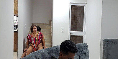 I Fuck My Stepsister And Her Husband Doesnt Notice Anything. Part 2. We Fuck On The Stairs