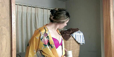 Watch wet Lydia's action