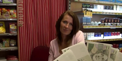 Amateur Milf Screwed Hard In The Shop