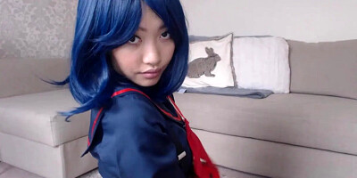 Ryuko matoi dildo fuck till cum