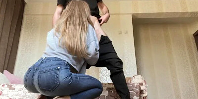 Fucked a friends girlfriend after a walk. Cum in mouth.