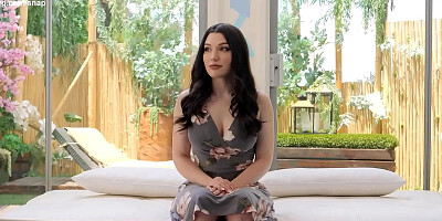 Busty married woman that is super hot cheats on her husband during an auditio...