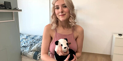 Virgin step sister learns a blowjob on her brothers dick