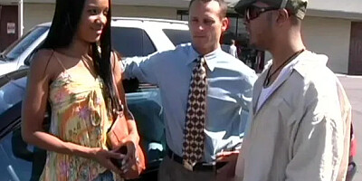 Kapri styles gets her holes filled with a big blue dildo