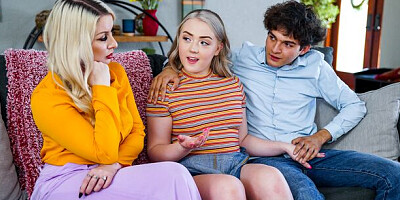 Sultry Sydney Paige and Eva Nyx's cowgirl video