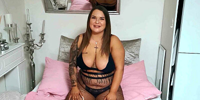German Curvy BBW Teen Melina Curves at Private Fuck in POV