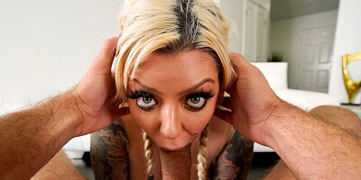 Handjob action with incomparable Karma RX from Throated