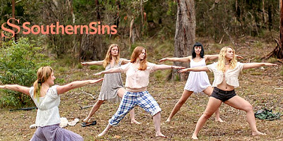 Plastic Kim Cums and Chloe B's natural australia action