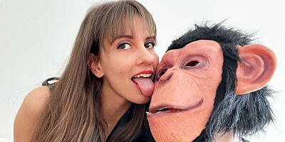 Benefit Monkey featuring Lili Charmelle and Candee Licious's pussy licking movie