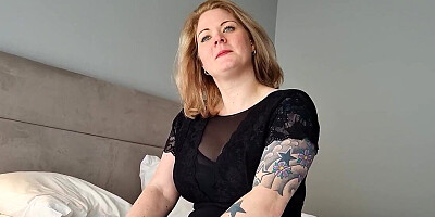 German PAWG MILF fucked and facialized by a huge dick