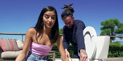 Huge black dick is screwing the petite teen Emily Willis