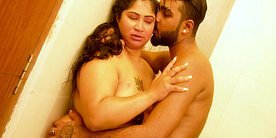 Bathroom Romance With Sexy Hotty Girl