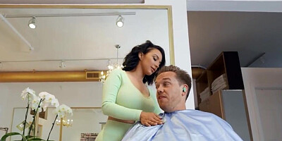 Alyx Star and Lauren Pixie working on hung lad Kyle