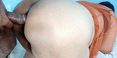 Bigass Step Moter In Law Hard Anal Fucked With Big Cock In Doggystyle Pov