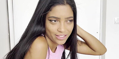 Flirting with the cute Spanish teen ends with his cock getting sucked