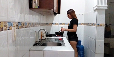 STEPMOTHER WHAT ARE YOU DOING? HERE MAKING COFFEE IF YOU WANT TO SIT DOWN AND I SUCK YOUR RICH COCK STEPSON WHILE THE COFFEE IS